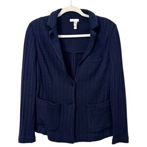 Joie 2-Button Front Closure‎ Cable Knit Blazer